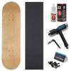 [CCS] Blank Maple 7 Ply Resin Skateboard Deck - 7.75" With Bones Speed Cream, Grip, Skate Tool, and 1" Hardware view 1