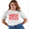 Medium White Mens Stuck in The Upside Down T-Shirt view 2