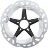 Shimano Deore XT RT-MT800-L Disc Brake Rotor with External Lockring - 203mm, Center Lock, Silver/Black view 1