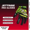 Jettribe Race Skin PWC Recreation Gloves - Silicone Throttle Grip for Non-Slip Handling and Durable Woven Lycra Men Women Youth - 4-Way Stretch with Quick Drying - Green (Medium) view 3