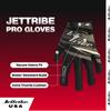 Jettribe Race Skin PWC Recreation Gloves - Silicone Throttle Grip for Non-Slip Handling and Durable Woven Lycra Men Women Youth - 4-Way Stretch with Quick Drying - Grey (2X-Large) view 3