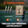 Condor Tool & Knife Pocket Pike Fishing Tactical Spear Set - 1075 High Carbon Steel - Pocket Sized Hunting Spear for Outdoor Activities - Ballistic Nylon Sheath - 2.8in Blade - 1.8oz view 3