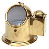 MALLA INC. Nautical Antique Vintage Binnacle Helmet Gimballed Compass Shiny Brass view 2