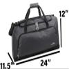 55 Liter, 24 Inch Lightweight Canvas Duffle Bags for Men & Women For Traveling, the Gym, and as Sports Equipment Bag/Organizer (Grey 2) view 4