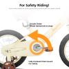 JOYSTAR 12 Inch Kids Bikes with Training Wheels & Basket, Vintage Girls Bike for Toddler of 2-4 Years Old Girls & Boys, Kids Bicycles, Beige view 3