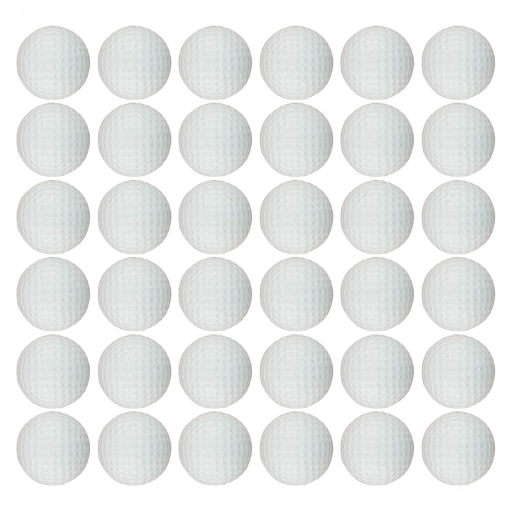 Dsmile White Foam Golf Practice Balls 36 Pack Light Soft Elastic Training Multifunction Sport Balls