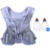 AONIJIE Men Women Ultralight Running Vest Pack Reflective Breathable Hydration Backpack for Hiking Camping Marathon Cycling Race (Gray- with 2 pcs 250ml Bottles) view 1