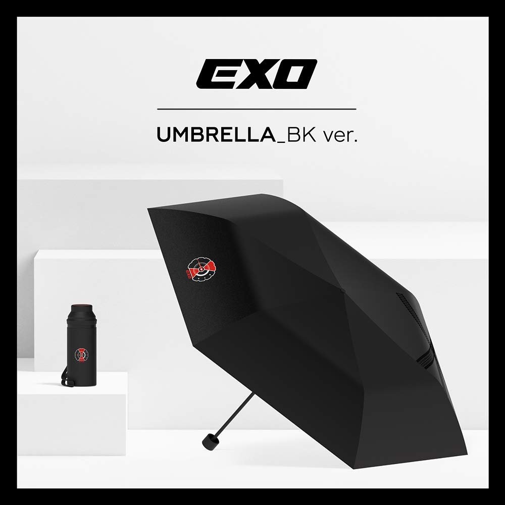 [Goods] SM Artist Folding Umbrella (EXO/BK ver.)
