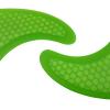 UPSURF Surfboard Tri Fin Single Tab M Size Fiberglass+Honeycomb G5 Thruster Set(White/Blue/Orange) (Green G5) view 4