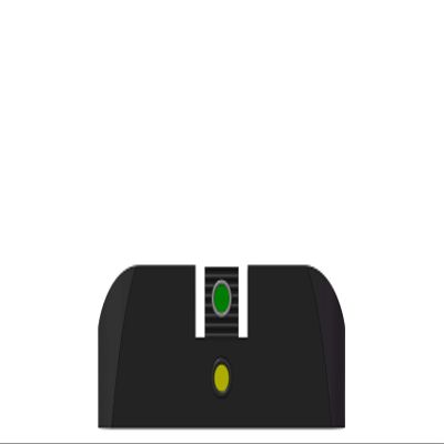 Sevigny Defense Sights for Standard Glock - Tritium Night Sights
