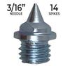 3/16" Steel Needle Spikes view 2