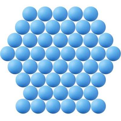 40MM Ping Pong Balls, 50 or 80 Pack Assorted Colored Tennis Balls Multi Color Plastic Balls Fun Beer Ping Pong Balls Bulk for Beer Pong Balls, Arts and Craft, Party Decoration, Cat Balls(50pcs-Blue)