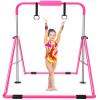 Safly Fun Kids Gymnastics Bar Foldable & Adjustable 35"-51", Safe Padded Gymnastics Bar for Kids, Sturdy 145 lbs Capacity, Easy-to-Assemble Gymnastics Equipment for Indoor/Outdoor Training view 1