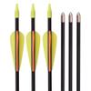 26 Inch Fiberglass Youth Arrows Archery Target Kids Recurve Bow Children Practice for Beginners Outdoor (Pack of 6) view 3