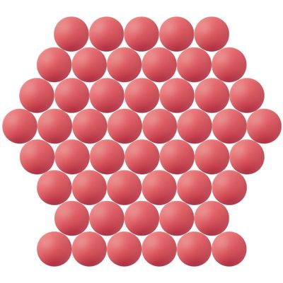 40MM Ping Pong Balls, 50 or 80 Pack Assorted Colored Tennis Balls Multi Color Plastic Balls Fun Beer Ping Pong Balls Bulk for Beer Pong Balls, Arts and Craft, Party Decoration, Cat Balls (50pcs-Red)