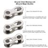 Bike Link Plier + Chain Wear Gauge + 6 Pairs Bicycle Missing Link, Chain Plier Quick Link Plier for 6/7/8/9/10 Speed Chains Repair | Professional Bicycle Chain Tool Kit view 3