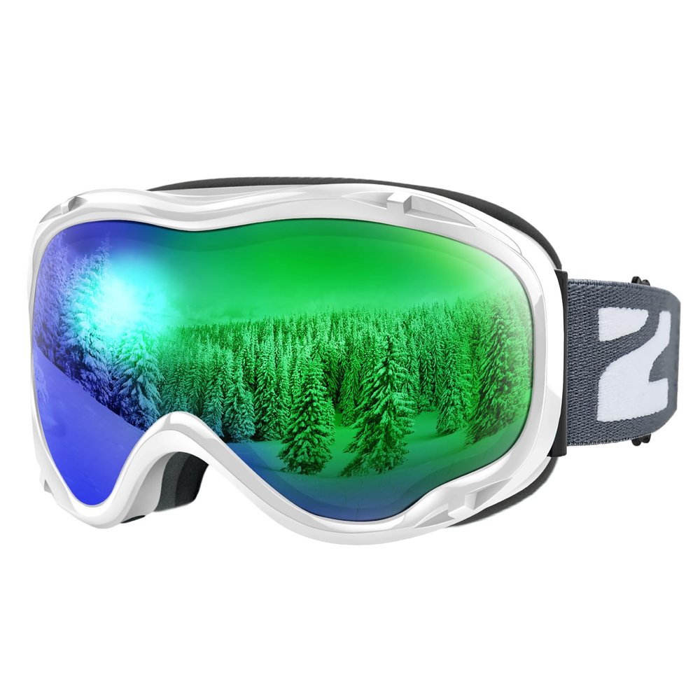 ZIONOR Lagopus Ski Snowboard Goggles UV Protection Anti fog Snow Goggles for Men Women Adult Youth