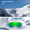 ZIONOR Lagopus Ski Snowboard Goggles UV Protection Anti fog Snow Goggles for Men Women Adult Youth view 2