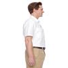 Harriton Men's Key West Short-Sleeve Performance Staff Shirt XS WHITE view 3