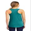 District Women's Perfect Tri Racerback Tank. DM138L XL Heathered Teal view 3