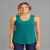 District Women's Perfect Tri Racerback Tank. DM138L 3XL Heathered Teal view 4