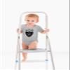 AW Fashions If your Dad Doesn't Have a Beard You Have 2 Moms Bodysuit Funny Baby Girl or Boy Outfit Romper (12 Months, Sports Grey) view 3