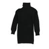 bar III | Cold-Shoulder Sweater Tunic | Deep Black view 2
