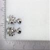Faship Statement Green Premium Rhinestone Crystal Dangling Floral Clip On Earrings - Green view 4
