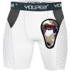 Youper Youth Elite Padded Baseball Sliding Shorts w/Soft Cup (X-Small) White view 1
