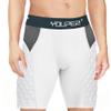 Youper Youth Elite Padded Baseball Sliding Shorts w/Soft Cup (X-Small) White view 2