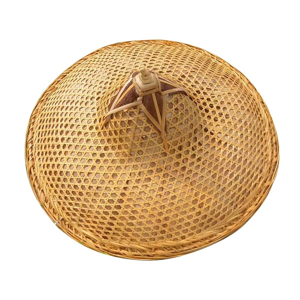 Cozylkx Handmade Weave Straw hat, Steeple Farmer Hat 8" 13" 16" 17", Yellow