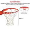 Heavy Outdoor Indoor Basketball Net Replacement 2 Pack, All Weather Anti Whip, Suitable for Standard 12 Loops Rims (White) view 3