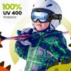 OutdoorMaster Kids Ski Goggles, Snow Goggles for Boys & Girls with 100% UV Protection - VLT 10.1% view 3
