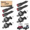 10L0L 4PCS Universal Retractable Golf Cart Seat Belt Kit for Yamaha, EZGO, Club Car, Fits Front Rear Seat (Not Include Bracket) view 1