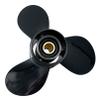 Aluminum Outboard Cupped Propeller Boat Prop 12 3/4x21 Replacement for BRP,Johnson,EVINRUDE,E-TEC 40-140HP 2-Stroke 13 Spline Tooth view 4