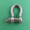 US Stainless 4 Foot Stainless Steel 316 Anchor Chain 1/4" (6mm) by 4 Foot with 2 Stainless Steel Oversized Shackles - Boat view 2