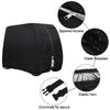 ConPus golf cart cover, Golf Cart Cover ,For EZGO Club Car and Yamaha, Waterproof with Extra PVC Coating Sunproof Dustproof Black 112" L x 48" W x 66" H (black) view 3