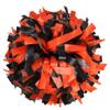Cheer Fantastic 6 inch 2 Color Plastic Poms in a Pair (Orange) view 1