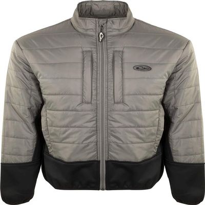 Drake Waterfowl Two-Tone Synthetic Double-Down Full Zip Charcoal/Black 3Xlarge