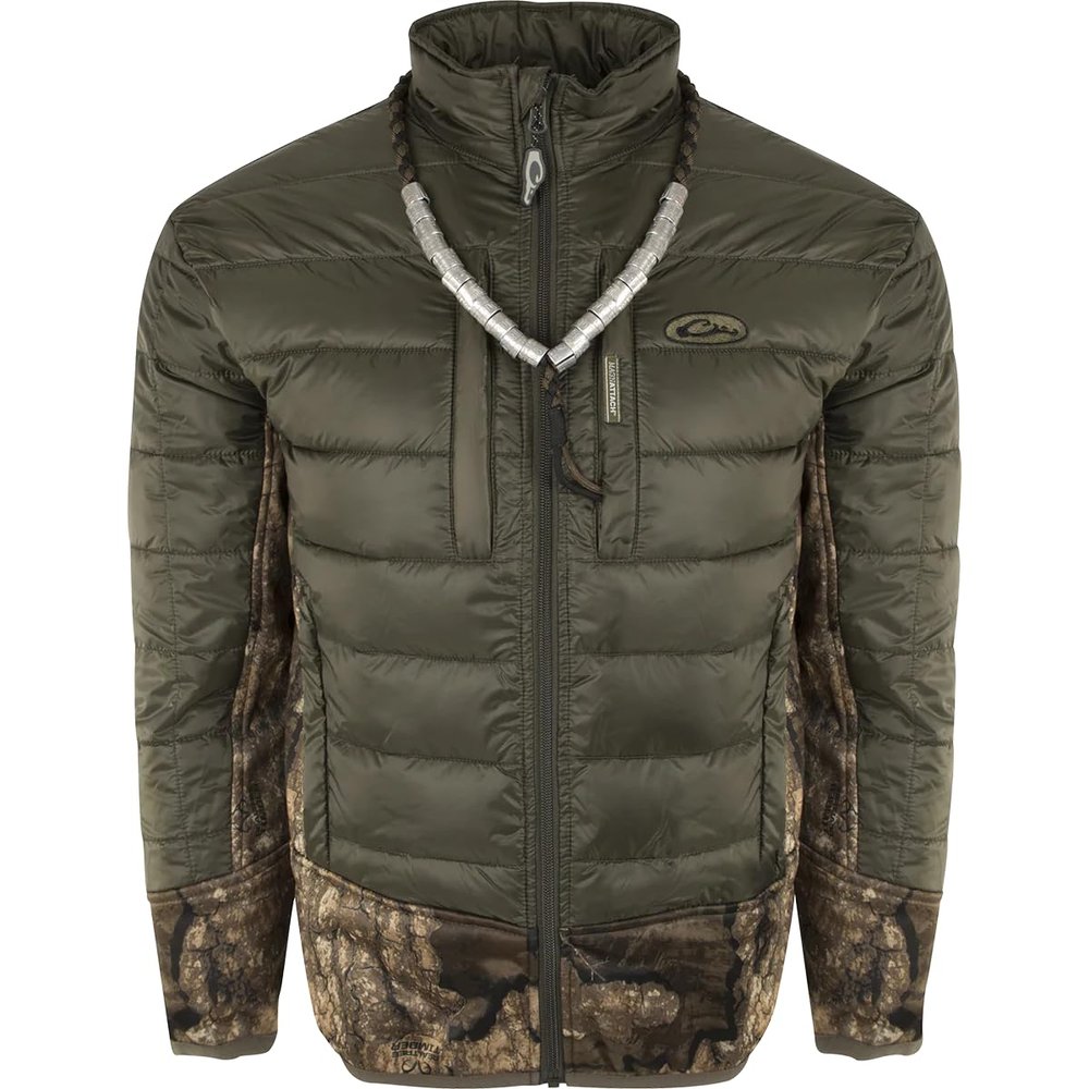 Drake LST Double Down Endurance Hybrid Liner Full Zip, Realtree Timber, X-Large