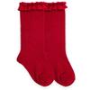Jefferies Socks girls Knee High Dress Sock, Red, 12-24 Months US view 1
