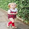 Jefferies Socks girls Knee High Dress Sock, Red, 12-24 Months US view 3