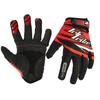 Jettribe Race Skin PWC Recreation Gloves - Silicone Throttle Grip for Non-Slip Handling and Durable Woven Lycra Men Women Youth - 4-Way Stretch with Quick Drying - Red (Small) view 1