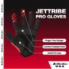 Jettribe Race Skin PWC Recreation Gloves - Silicone Throttle Grip for Non-Slip Handling and Durable Woven Lycra Men Women Youth - 4-Way Stretch with Quick Drying - Red (Small) view 2
