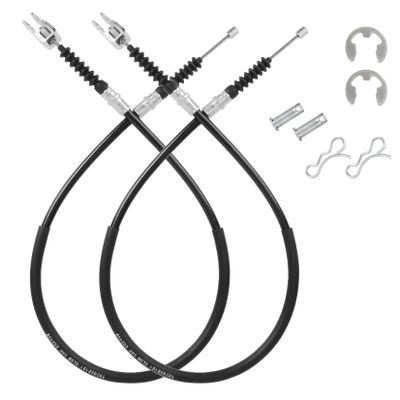 DRIVE UP Club Car DS Brake Cable Kit Stainless Steel Core 2000 & UP 102022101 Driver & Passenger Side Cables