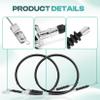 DRIVE UP Club Car DS Brake Cable Kit Stainless Steel Core 2000 & UP 102022101 Driver & Passenger Side Cables view 2