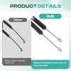DRIVE UP Club Car DS Brake Cable Kit Stainless Steel Core 2000 & UP 102022101 Driver & Passenger Side Cables view 3