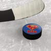 GRAPHICS & MORE Superman Super Kid Shield Logo Ice Hockey Puck view 2