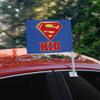GRAPHICS & MORE Superman Super Kid Shield Logo Car Truck Flag with Window Clip On Pole Holder view 2