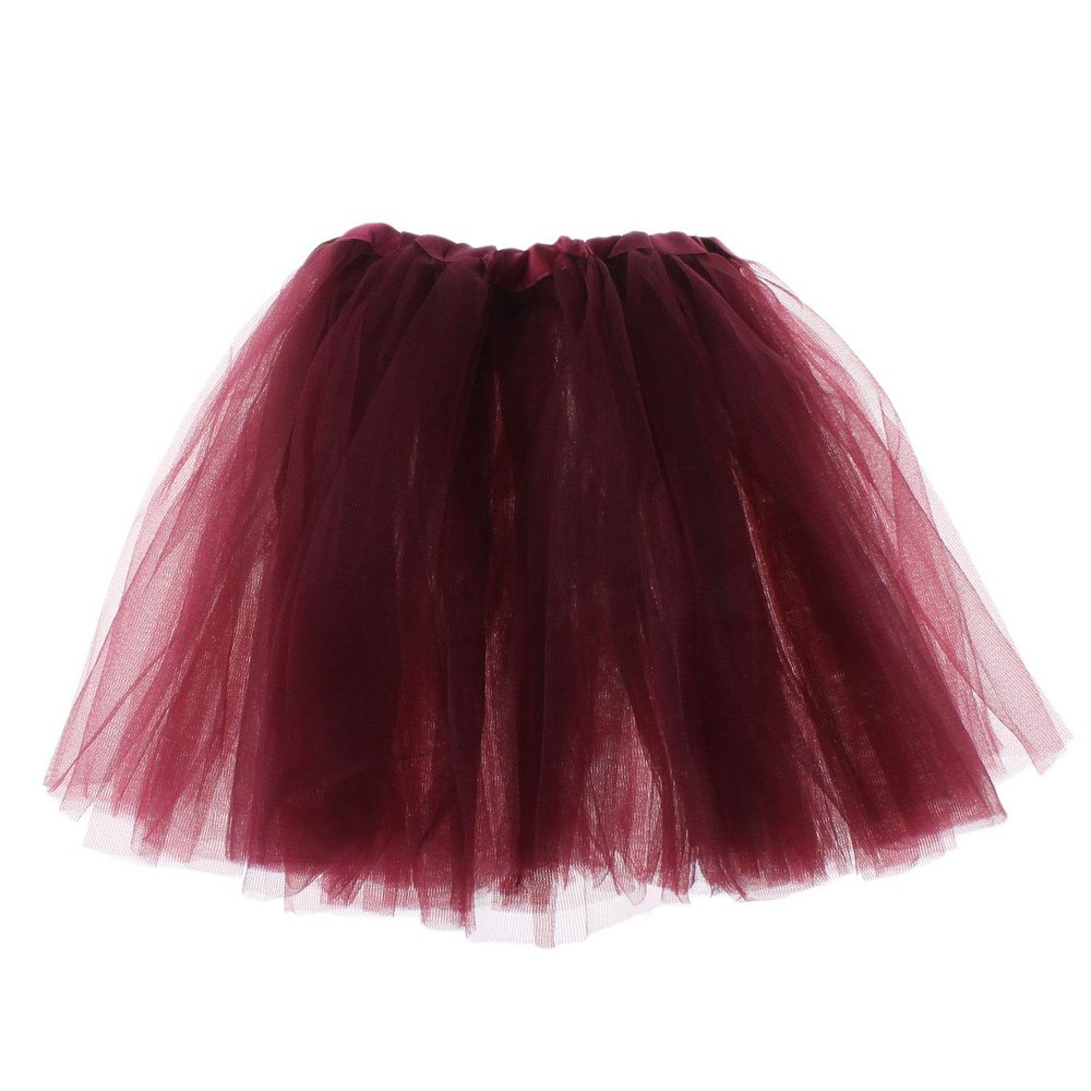 My Lello Wine Little Girls Tutu 3-Layer Ballerina (10 mo - 3T)